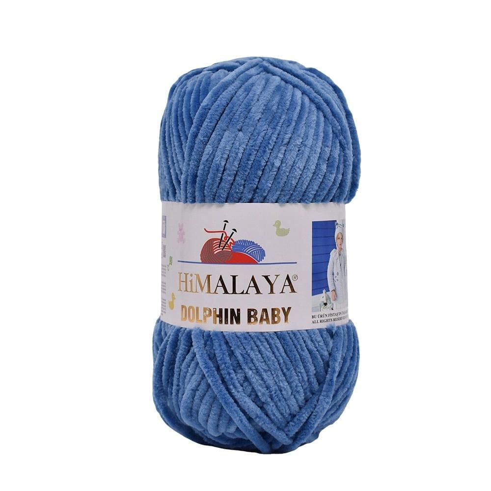 Himalaya Dolphin Baby 80341 Джинсовый – плюшевая шенилл-пряжа