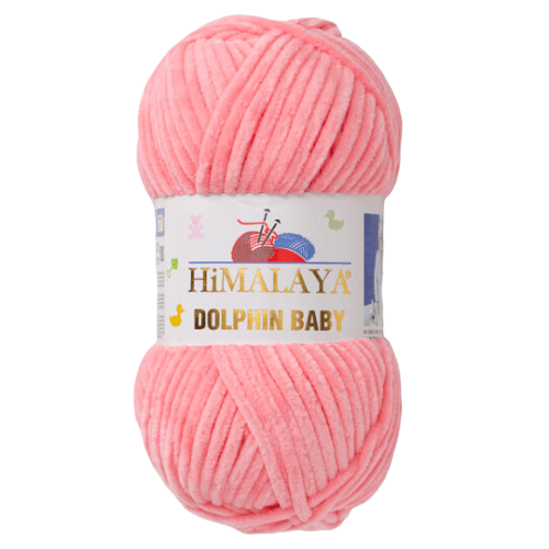 Himalaya Dolphin Baby 80346 Лососевый – плюшевая шенилл-пряжа