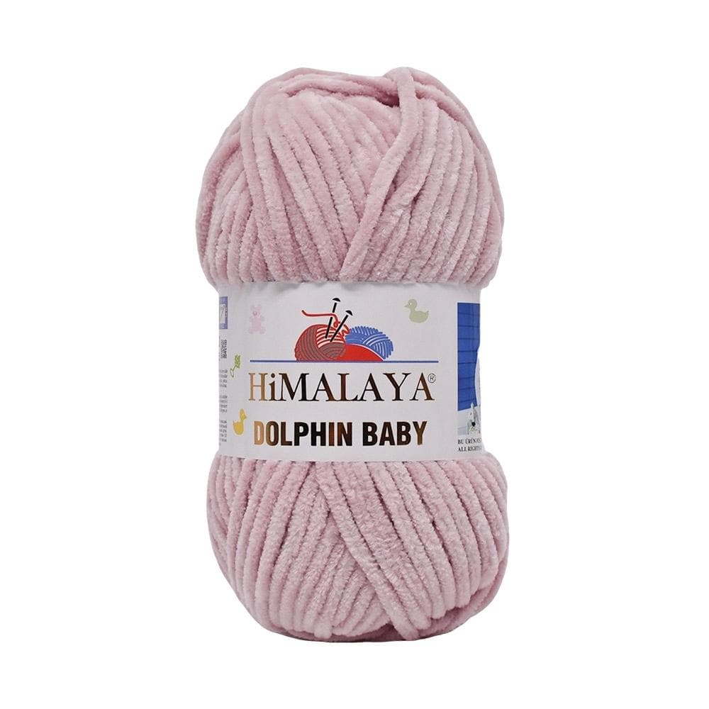 Himalaya Dolphin Baby 80349 Пудровый – плюшевая шенилл-пряжа