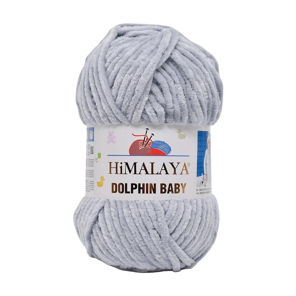 Himalaya Dolphin Baby 80351 Серый – плюшевая шенилл-пряжа
