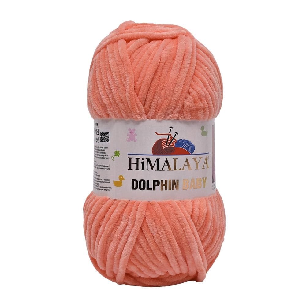 Himalaya Dolphin Baby 80355 Коралловый – плюшевая шенилл-пряжа