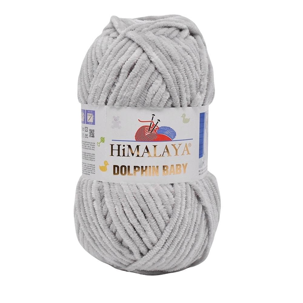 Himalaya Dolphin Baby 80357 Серый – плюшевая шенилл-пряжа