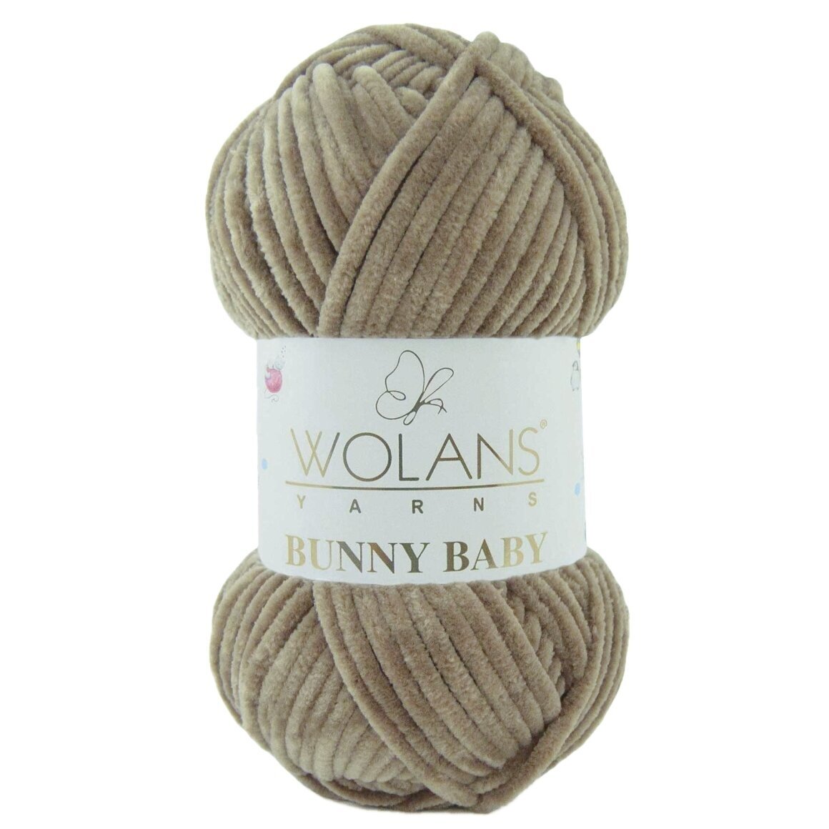 Wolans Bunny Baby 100-29 Taupe – šenilllõng