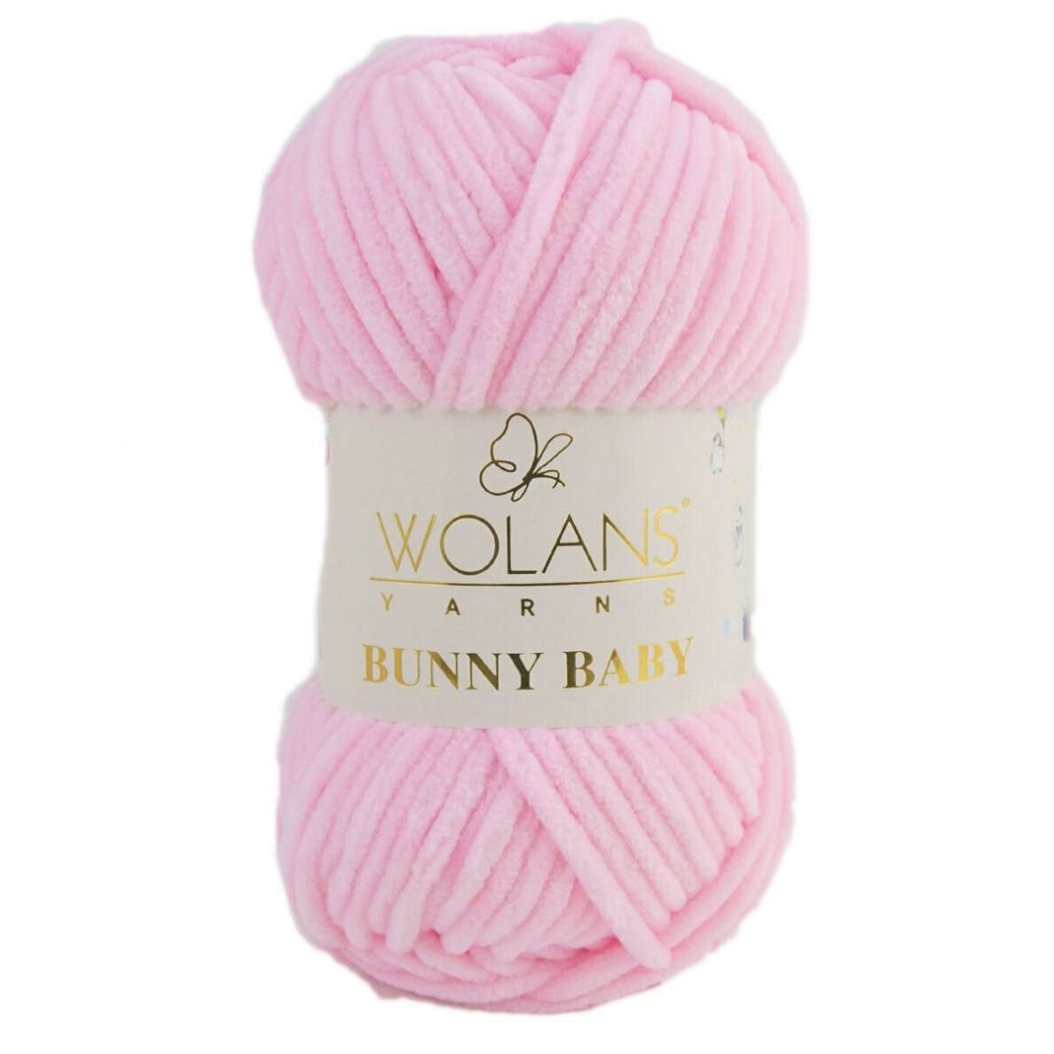 Wolans Bunny Baby 100-05 Beebiroosa – šenilllõng